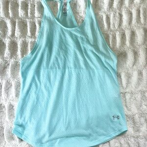 Under Armour Blue Sleeveless Relaxed Tank Top